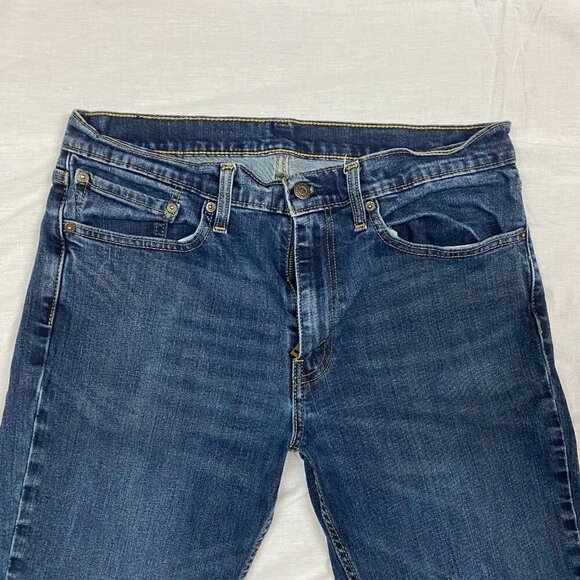 Levi's 511 - 34'' Waist 32'' Inseam Levi Strauss Jeans - Dark Blue Washed - Picture 2 of 9